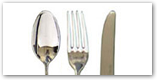 Image Of a Spoon, Fork And Knife